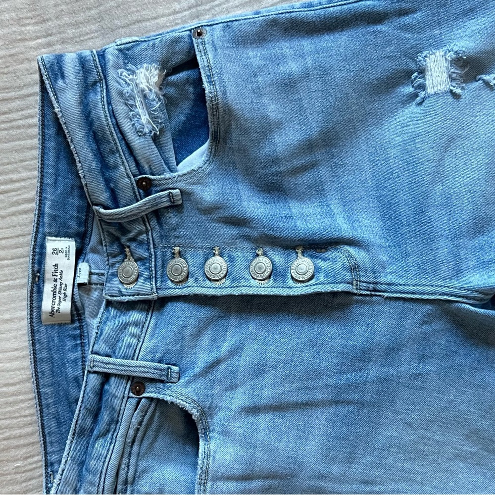 Abercrombie & Fitch Light Blue Skinny Jeans